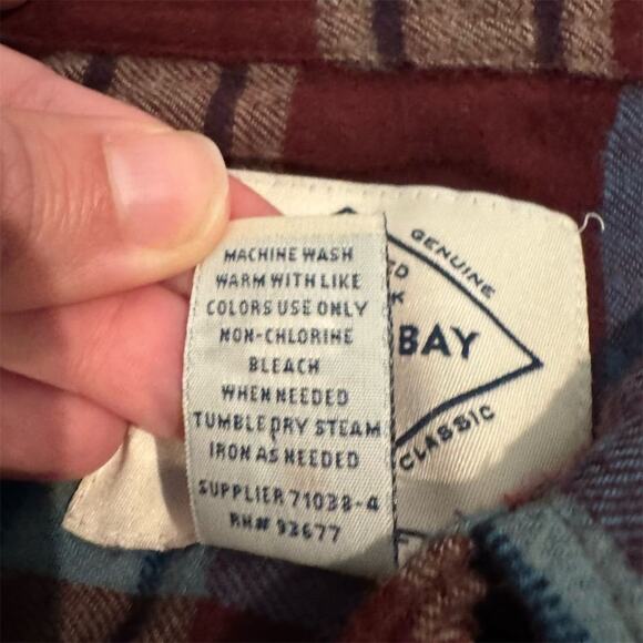 St. John's Bay 2XL XXL Plaid Flannel Shirt Button-Up Gorpcore Outdoor Workwear - Picture 4 of 7